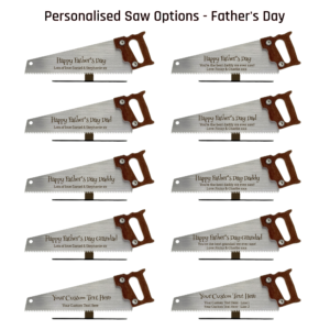 Personalised Father's Day Saw Ornament